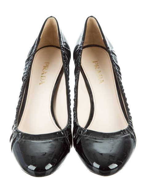 prada round toe pumps|prada pumps and ballerinas.